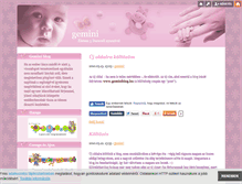 Tablet Screenshot of gemini.blog.hu
