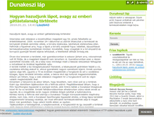 Tablet Screenshot of dunakeszilap.blog.hu