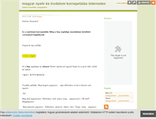 Tablet Screenshot of interneteskorrepetalas.blog.hu