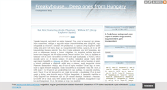 Desktop Screenshot of freakyhouse.blog.hu