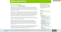 Desktop Screenshot of mediajogfigyelo.blog.hu