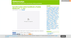 Desktop Screenshot of gorkori.blog.hu