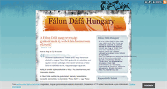 Desktop Screenshot of falundafahungary.blog.hu