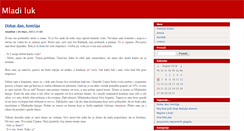 Desktop Screenshot of mladiluk.blog.rs