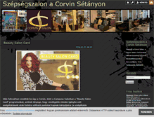 Tablet Screenshot of corvinsalon.blog.hu