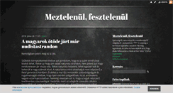 Desktop Screenshot of naturista.blog.hu