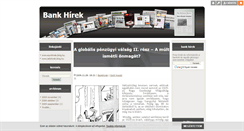 Desktop Screenshot of bankhirek.blog.hu