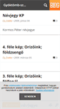 Mobile Screenshot of jelrend.blog.hu