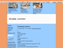 Tablet Screenshot of ochranazvirat-petice.blog.cz