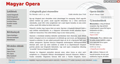 Desktop Screenshot of magyaropera.blog.hu