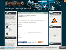 Tablet Screenshot of leagueoflegends.blog.hu