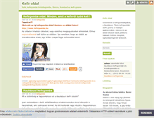 Tablet Screenshot of kefirgomba.blog.hu