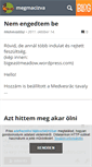 Mobile Screenshot of megmacizva.blog.hu