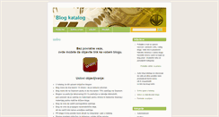 Desktop Screenshot of katalog.blog.rs