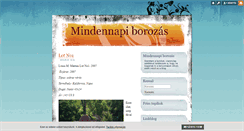 Desktop Screenshot of boramitiszom.blog.hu