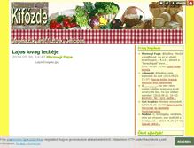 Tablet Screenshot of kifozde.blog.hu
