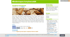 Desktop Screenshot of konyhacsata.blog.hu