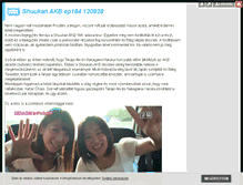 Tablet Screenshot of akb48hv.blog.hu