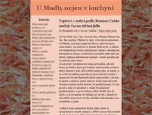Tablet Screenshot of madlinakuchyne.blog.cz