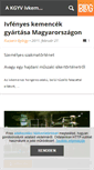 Mobile Screenshot of kgyv-ivkemence.blog.hu