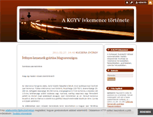 Tablet Screenshot of kgyv-ivkemence.blog.hu