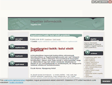 Tablet Screenshot of ingatlaninfo.blog.hu