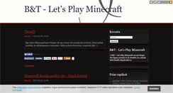 Desktop Screenshot of letsplayminecraft.blog.hu