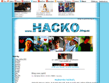 Tablet Screenshot of hacko.blog.cz