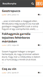 Mobile Screenshot of boszikonyha.blog.hu