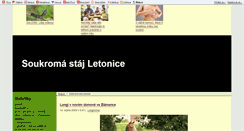 Desktop Screenshot of letonice-staj.blog.cz