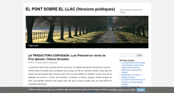 Desktop Screenshot of elpontsobreelllac.blog.cat
