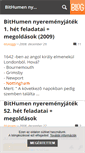 Mobile Screenshot of bithumen.blog.hu