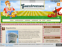 Tablet Screenshot of gasztroszex.blog.hu