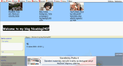 Desktop Screenshot of niceblog2407.blog.cz