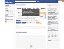 Tablet Screenshot of lajkolom.blog.hu