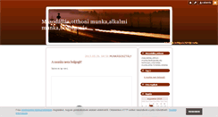 Desktop Screenshot of munkatanfolyam.blog.hu