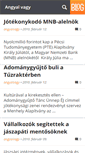 Mobile Screenshot of angyalvagy.blog.hu