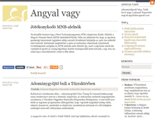 Tablet Screenshot of angyalvagy.blog.hu