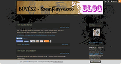 Desktop Screenshot of buvesz-szemfenyveszto.blog.hu