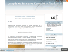 Tablet Screenshot of letalapitvany.blog.hu