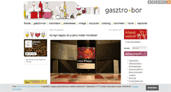 Desktop Screenshot of gasztrobor.blog.hu
