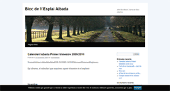 Desktop Screenshot of esplaialbada.blog.cat