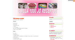 Desktop Screenshot of joreceptek.blog.hu