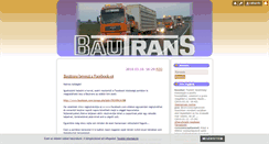 Desktop Screenshot of bautrans.blog.hu