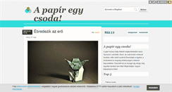 Desktop Screenshot of fecni.blog.hu