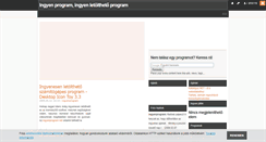 Desktop Screenshot of ingyen-program.blog.hu