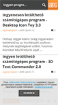 Mobile Screenshot of ingyen-program.blog.hu