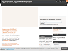 Tablet Screenshot of ingyen-program.blog.hu