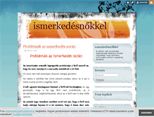 Tablet Screenshot of ismerkedesnokkel.blog.hu