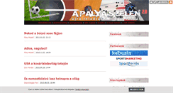 Desktop Screenshot of apalyaszelen.blog.hu